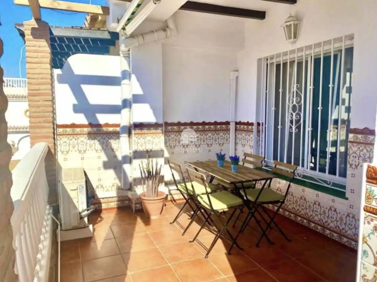 Terrasse von Dachboden zur Miete in Vélez-Málaga mit Klimaanlage, Terrasse und Möbliert