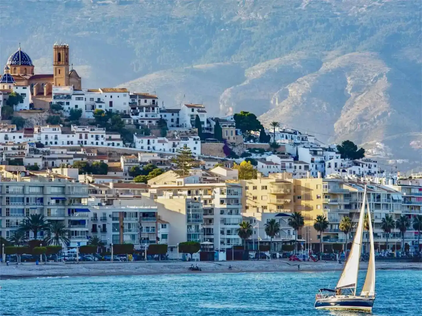 Vista exterior de Apartament de lloguer en Altea amb Aire condicionat i Balcó