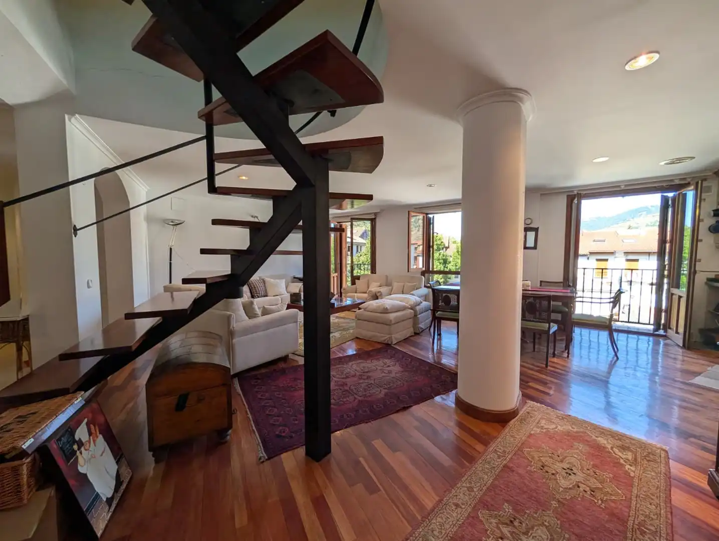 Sala de estar de Apartamento en venta en Ezcaray con Calefacción, Terraza y Trastero