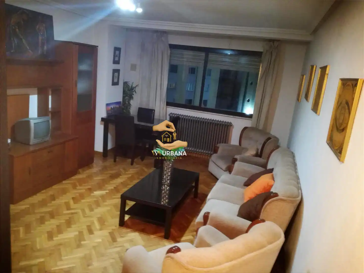Wohnzimmer von Wohnung zum Verkauf in Salamanca mit Heizung, Möbliert und Balkon