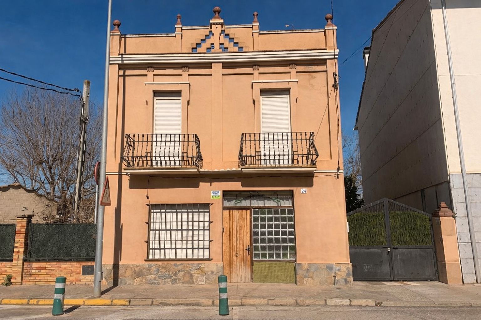 Exterior view of House or chalet for sale in Flaçà  with Private garden, Terrace and Storage room