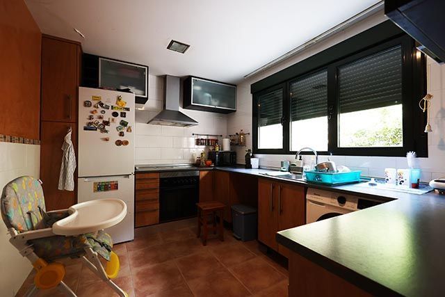 Kitchen of House or chalet for sale in Manzanares El Real  with Heating and Private garden