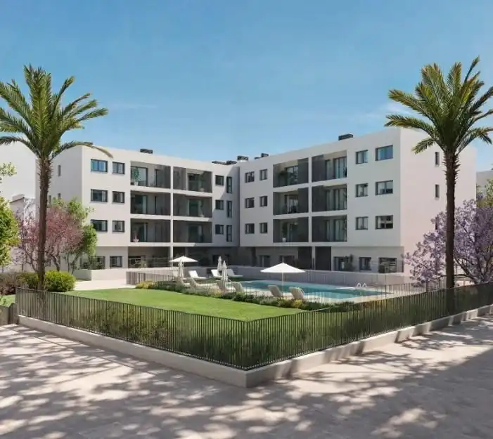 Vista exterior de Apartamento en venta en Alicante / Alacant con Aire acondicionado, Calefacción y Jardín privado