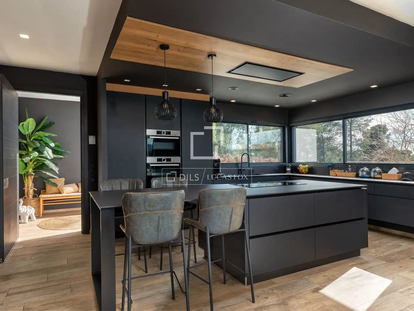 Cocina de Casa o chalet en venta en Sant Julià de Ramis con Aire acondicionado, Calefacción y Terraza