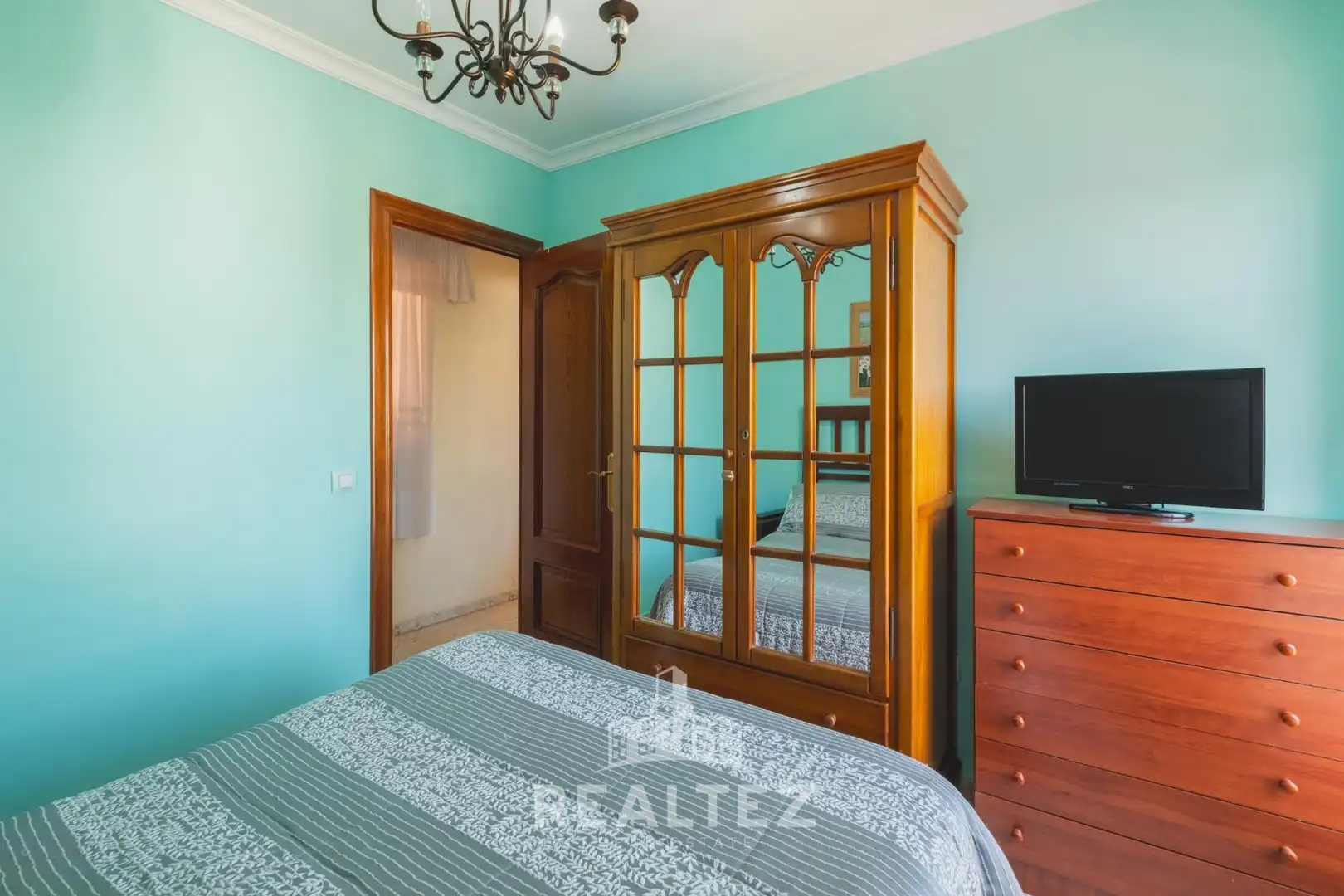 Bedroom of Flat for sale in Sanlúcar de Barrameda  with Air Conditioner, Heating and Balcony