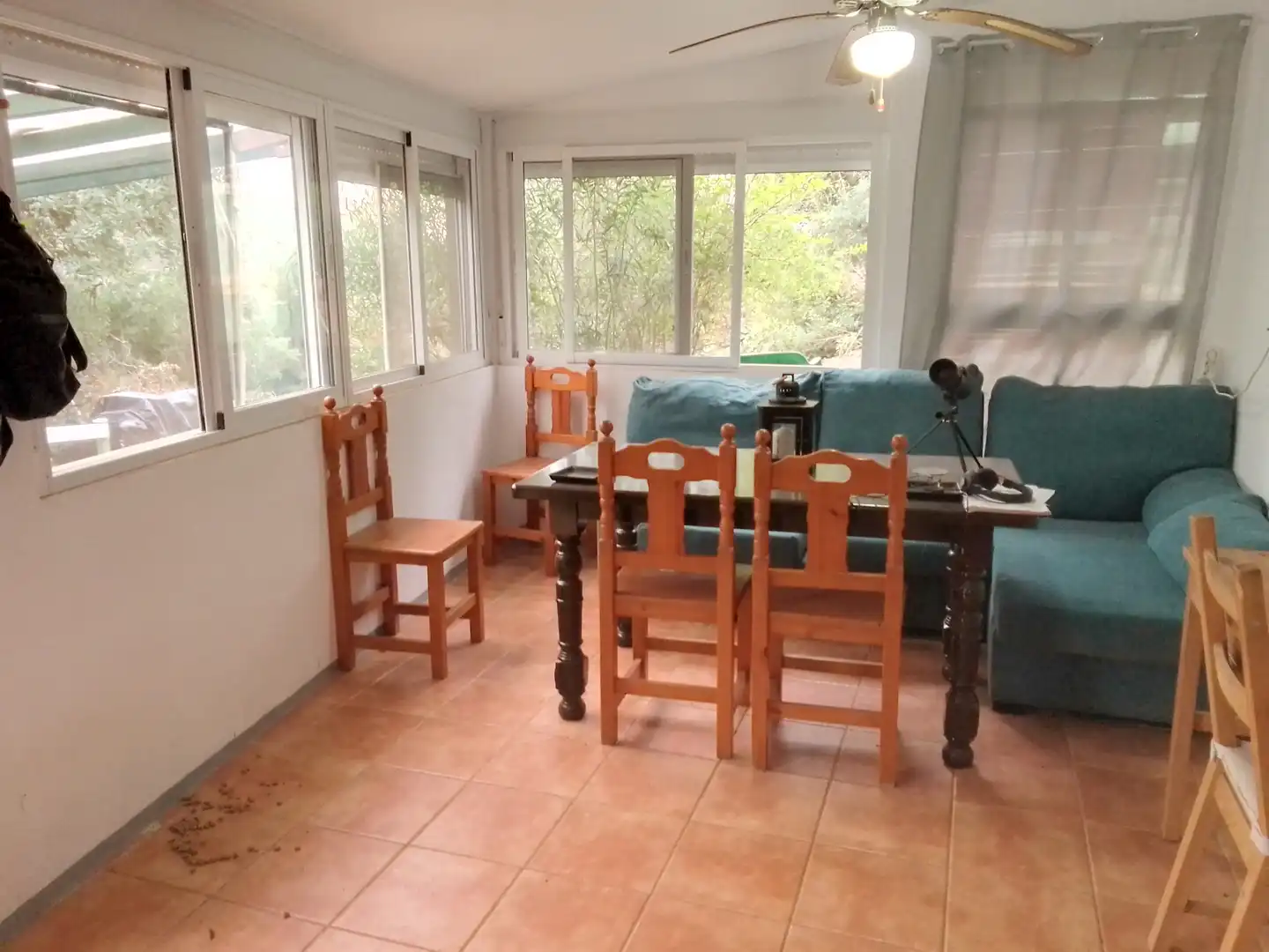 Comedor de Finca rústica en venta en El Bosque con Calefacción, Jardín privado y Terraza