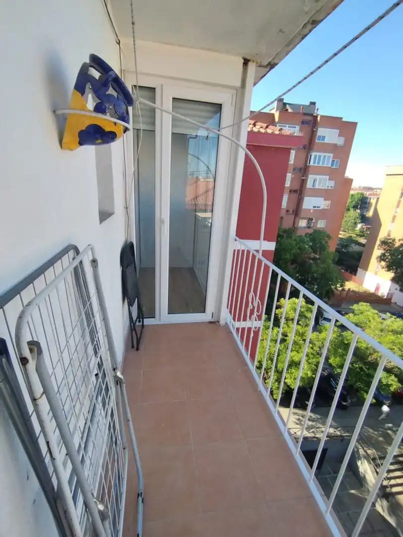 Terrasse von Wohnung zur untervermieten in Madrid mit Heizung, Terrasse und Möbliert