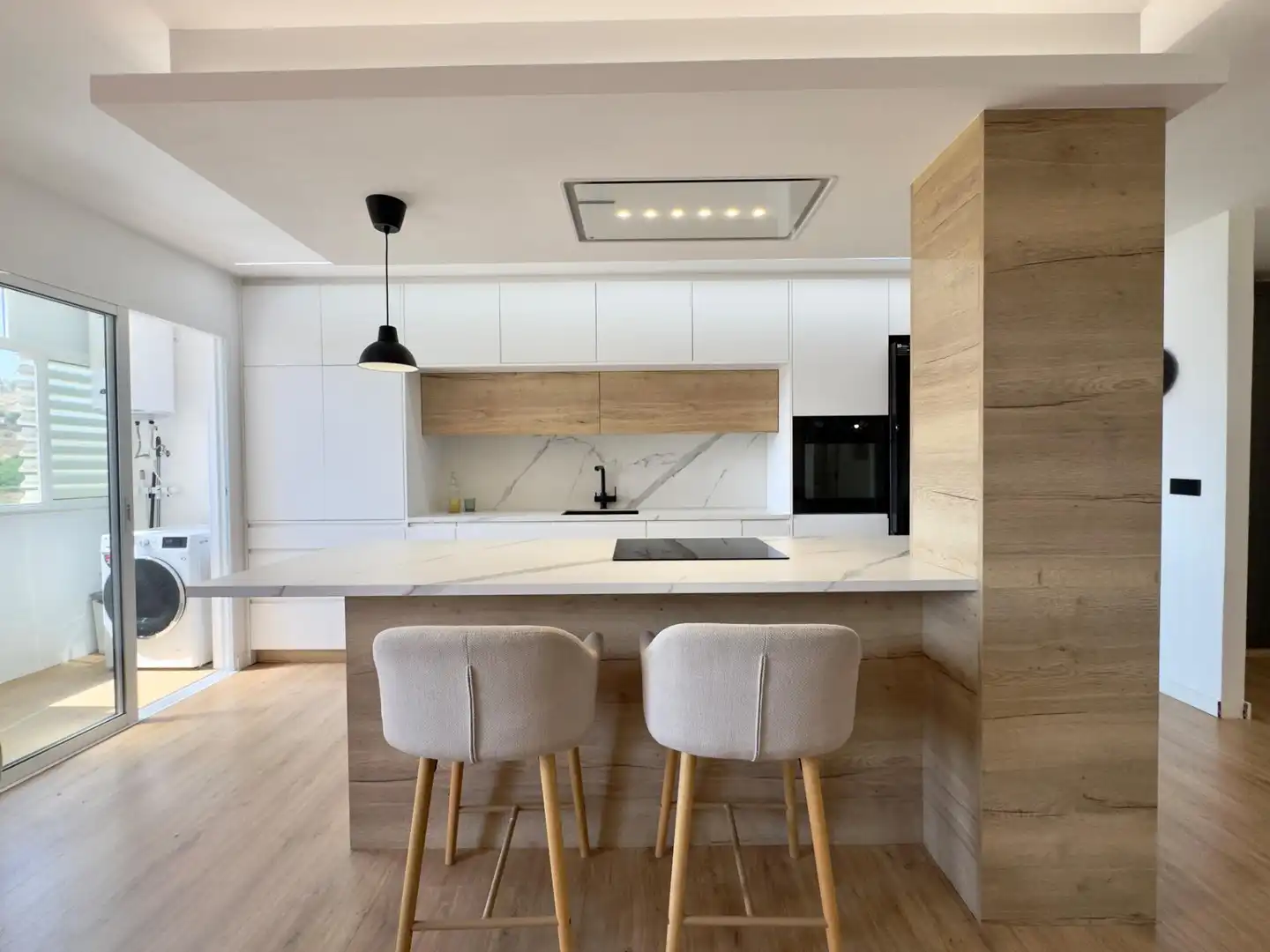 Cocina de Piso en venta en Aspe con Calefacción, Jardín privado y Terraza