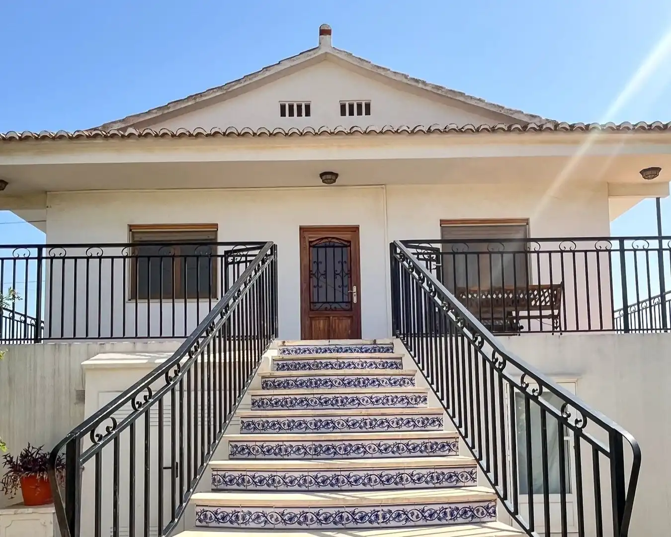 Vista exterior de Finca rústica de alquiler en Benissa con Amueblado y Piscina comunitaria