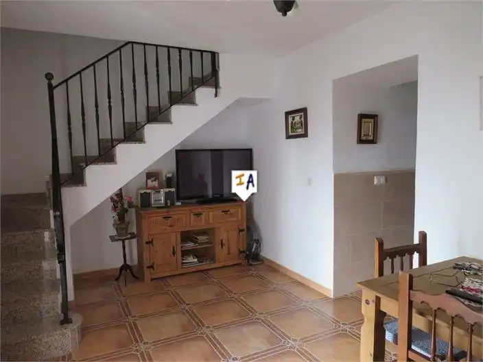 Sala de estar de Casa adosada en venta en Higuera de Calatrava con Aire acondicionado, Terraza y Trastero
