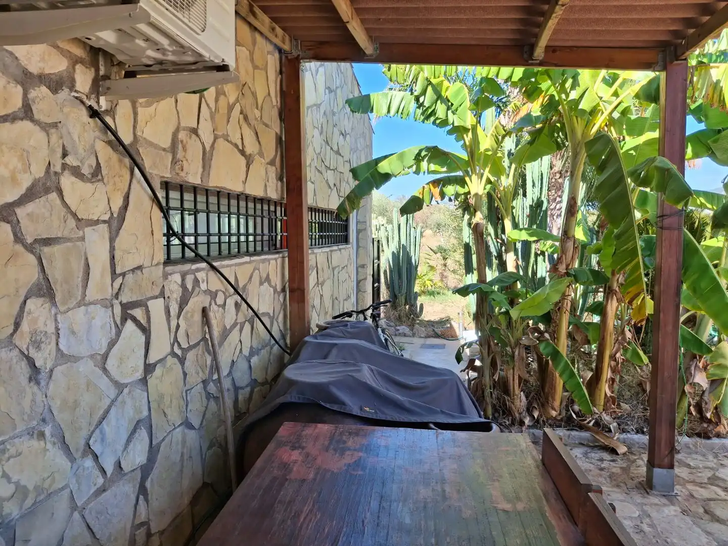 Terraza de Casa o chalet en venta en Useras /  Les Useres con Aire acondicionado, Jardín privado y Terraza