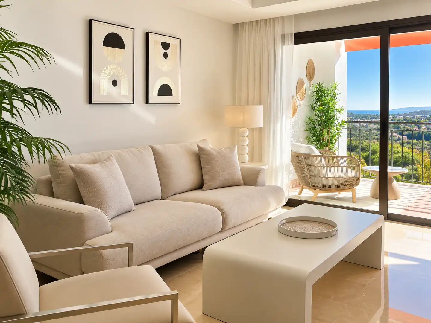 Sala de estar de Apartamento en venta en La Quinta