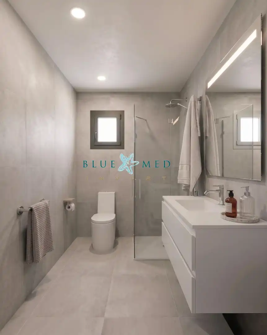 Baño de Casa o chalet en venta en Lorca con Aire acondicionado, Calefacción y Jardín privado