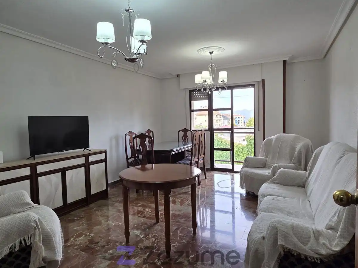 Sala de estar de Piso de alquiler en Jaén con Jardín privado, Piscina y Amueblado