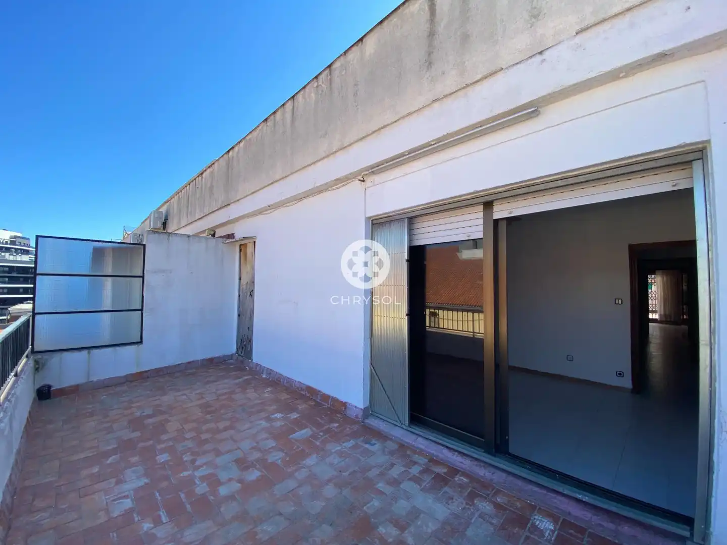 Vista exterior de Àtic en venda en Barcelona amb Calefacció i Terrassa