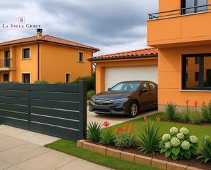 Exterior view of House or chalet for sale in Ferrol  with Private garden, Parquet flooring and Terrace