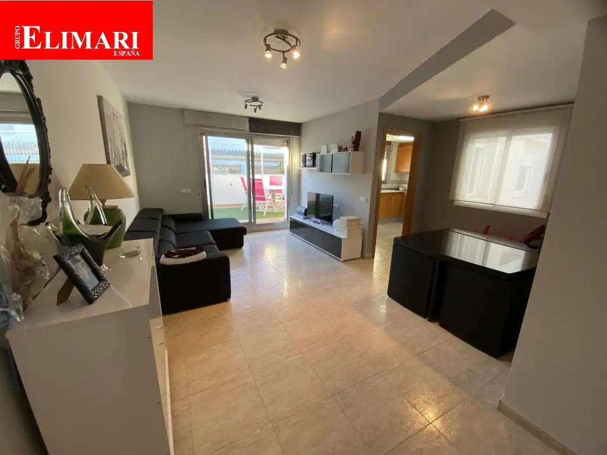 Sala de estar de Apartamento en venta en La Ràpita con Aire acondicionado, Calefacción y Terraza