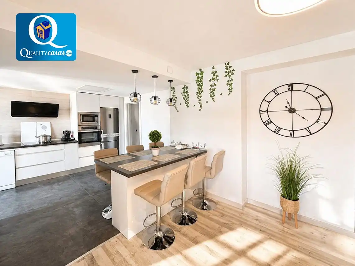 Kitchen of Flat for sale in Alicante / Alacant  with Air Conditioner, Balcony and Community pool