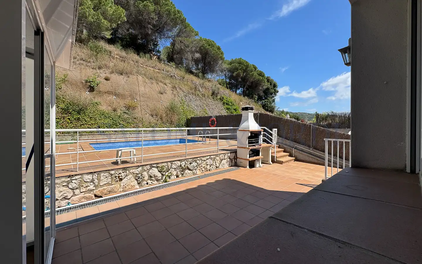 Piscina de Casa adosada en venda en Argentona amb Calefacció, Jardí privat i Terrassa