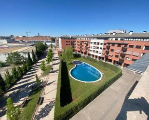 Swimming pool of Attic for sale in Valladolid Capital  with Heating, Parquet flooring and Terrace