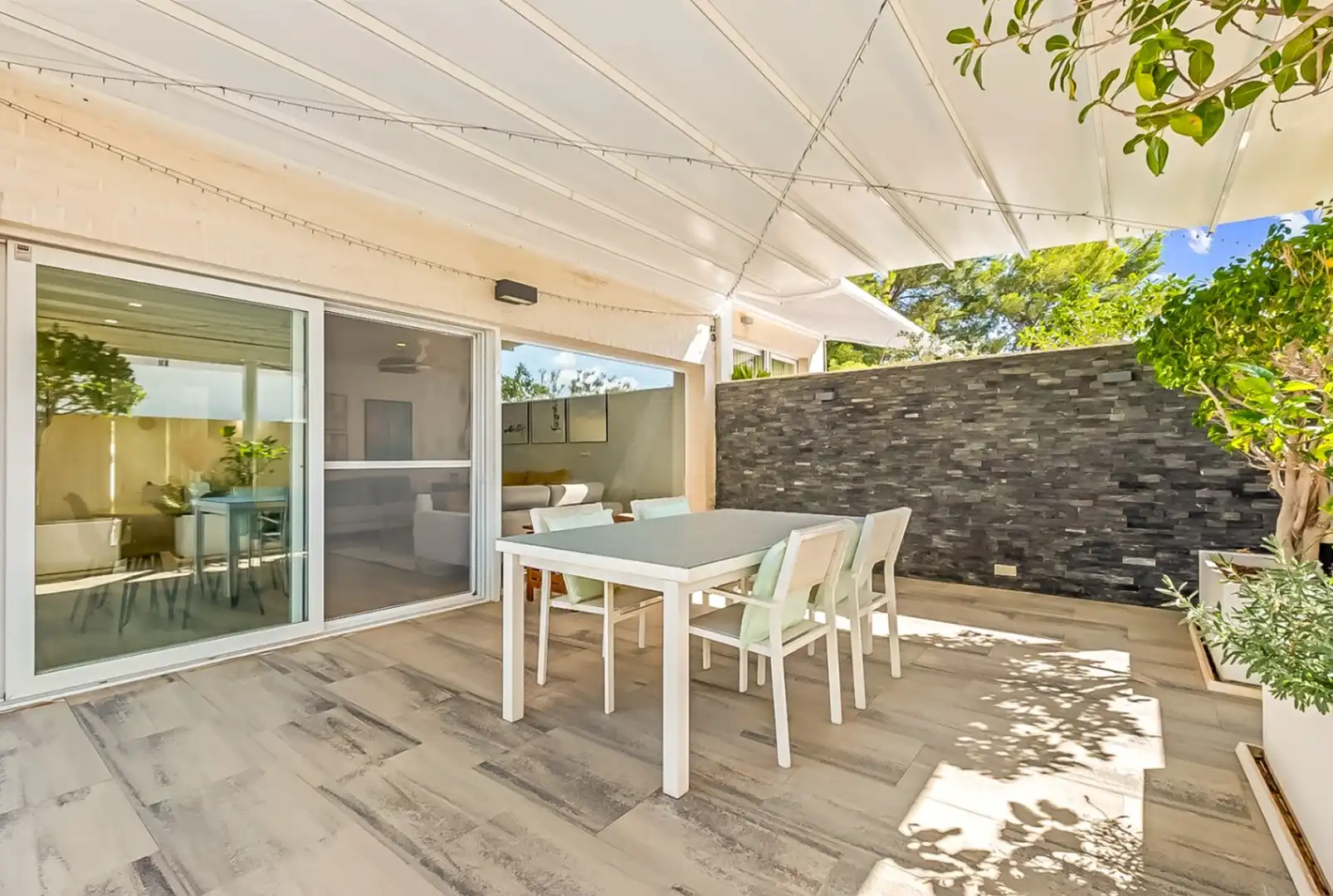 Terraza de Casa o chalet en venta en L'Alfàs del Pi con Aire acondicionado, Calefacción y Piscina