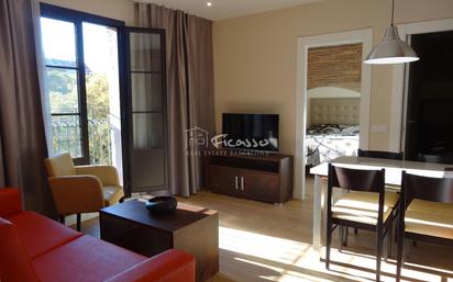 Living room of Flat to rent in  Barcelona Capital  with Air Conditioner, Heating and Furnished