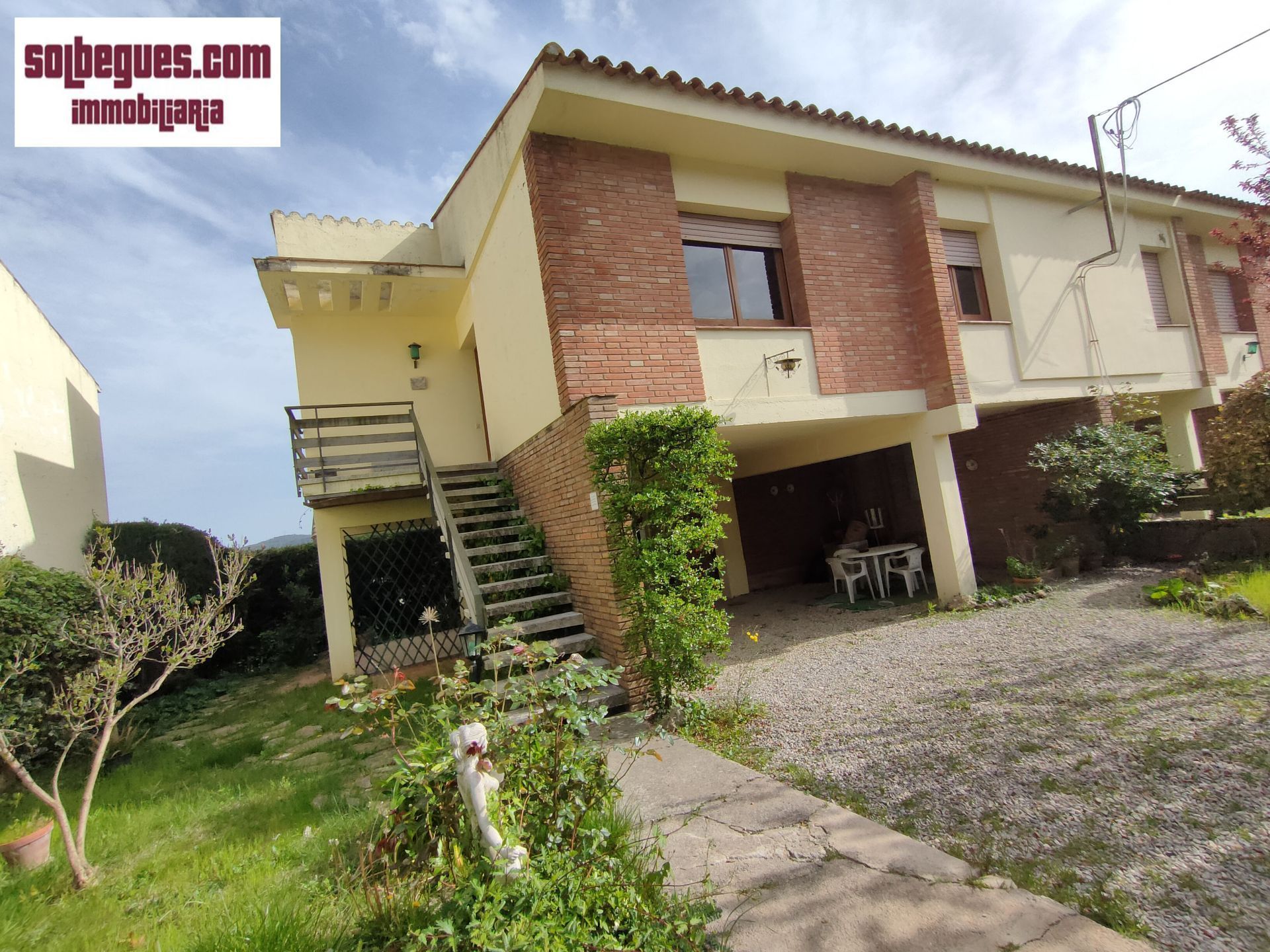 Exterior view of House or chalet for sale in Begues  with Private garden and Storage room