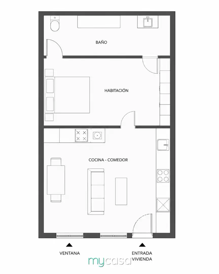 Studio mit Aufzug zum Verkauf in Avinguda de Ballester, imagen 24