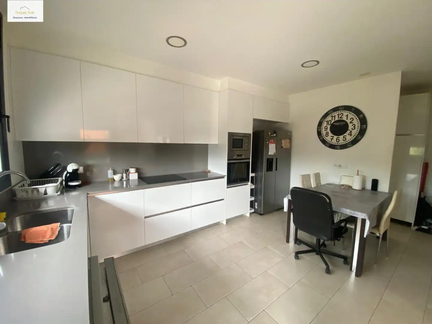 Kitchen of Houses for sale in La Roca del Vallès  with Air Conditioner, Heating and Private garden