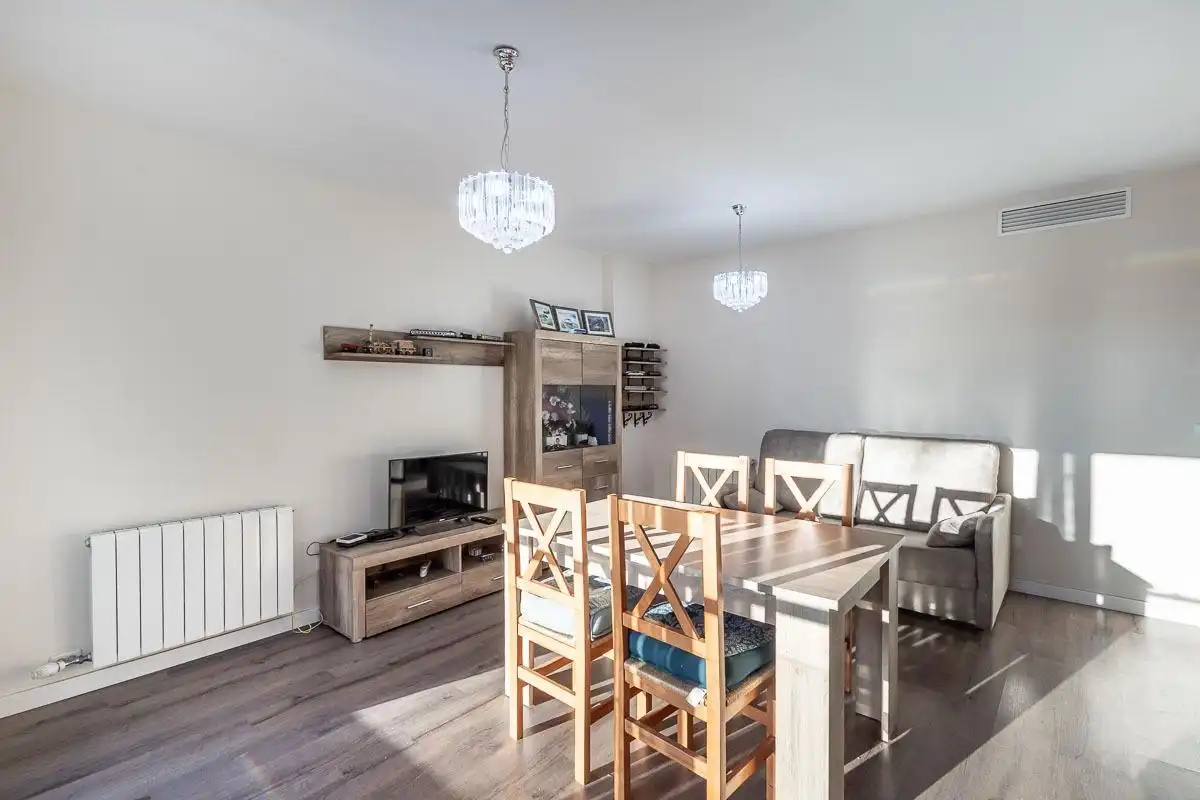Dining room of Flat for sale in Granada  with Heating, Terrace and Storage room