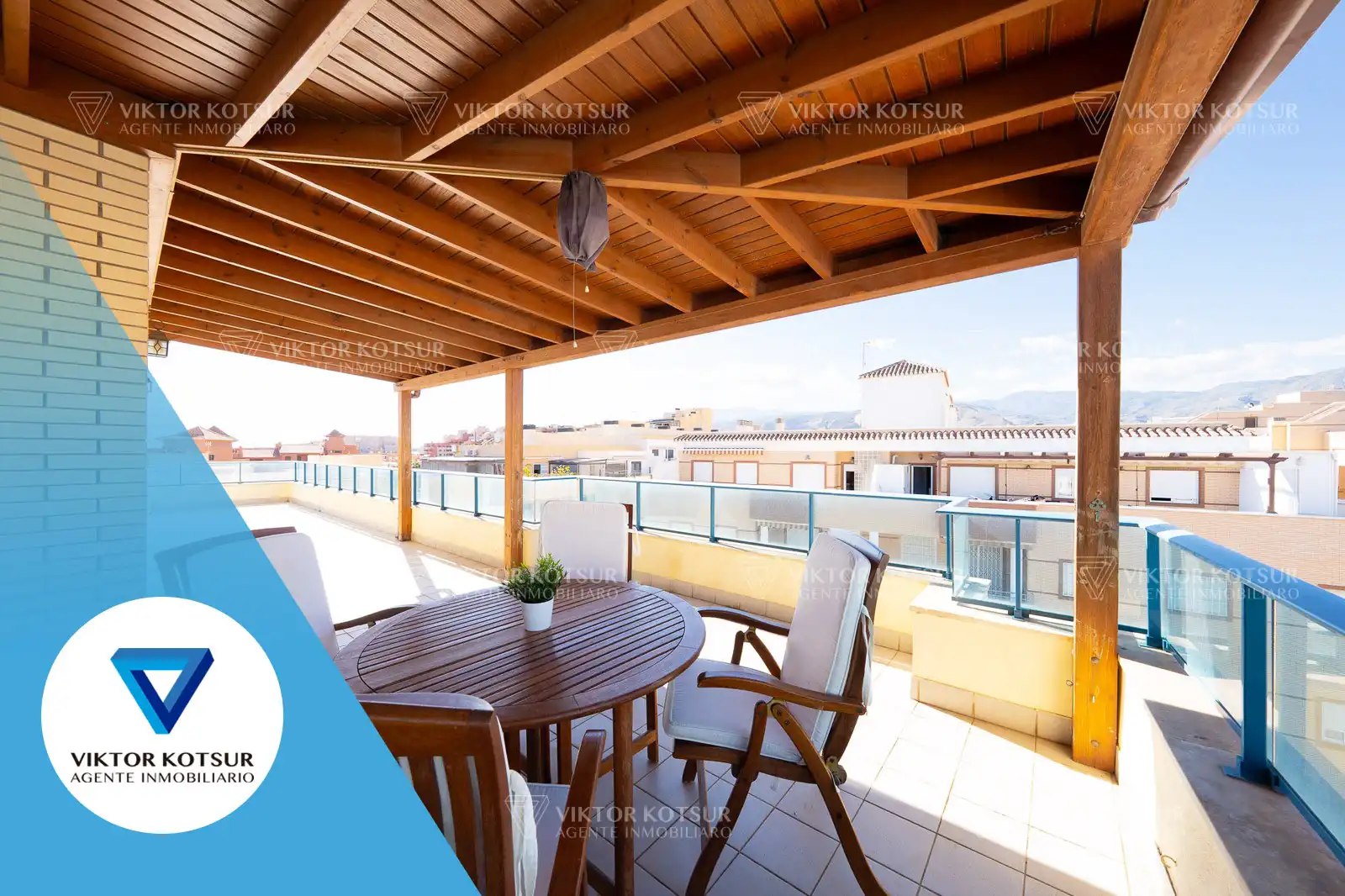 Terraza de Ático en venta en Roquetas de Mar con Aire acondicionado, Parquet y Terraza