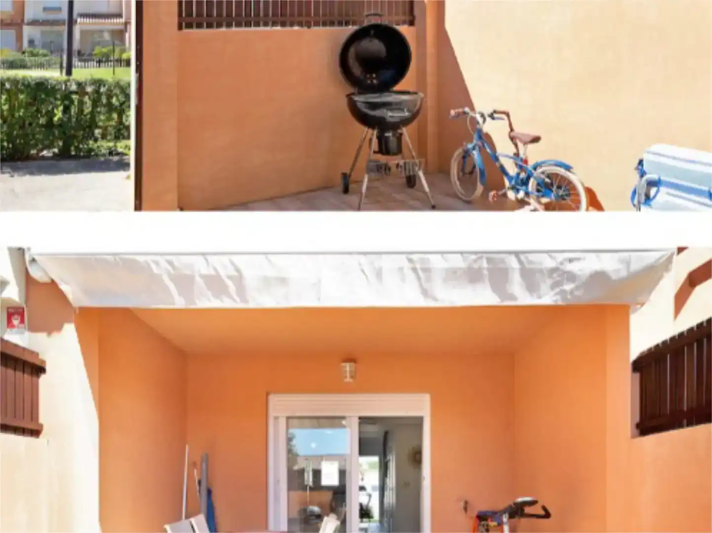 Terrassa de Dúplex de lloguer en Zahara de los Atunes amb Aire condicionat, Jardí privat i Piscina