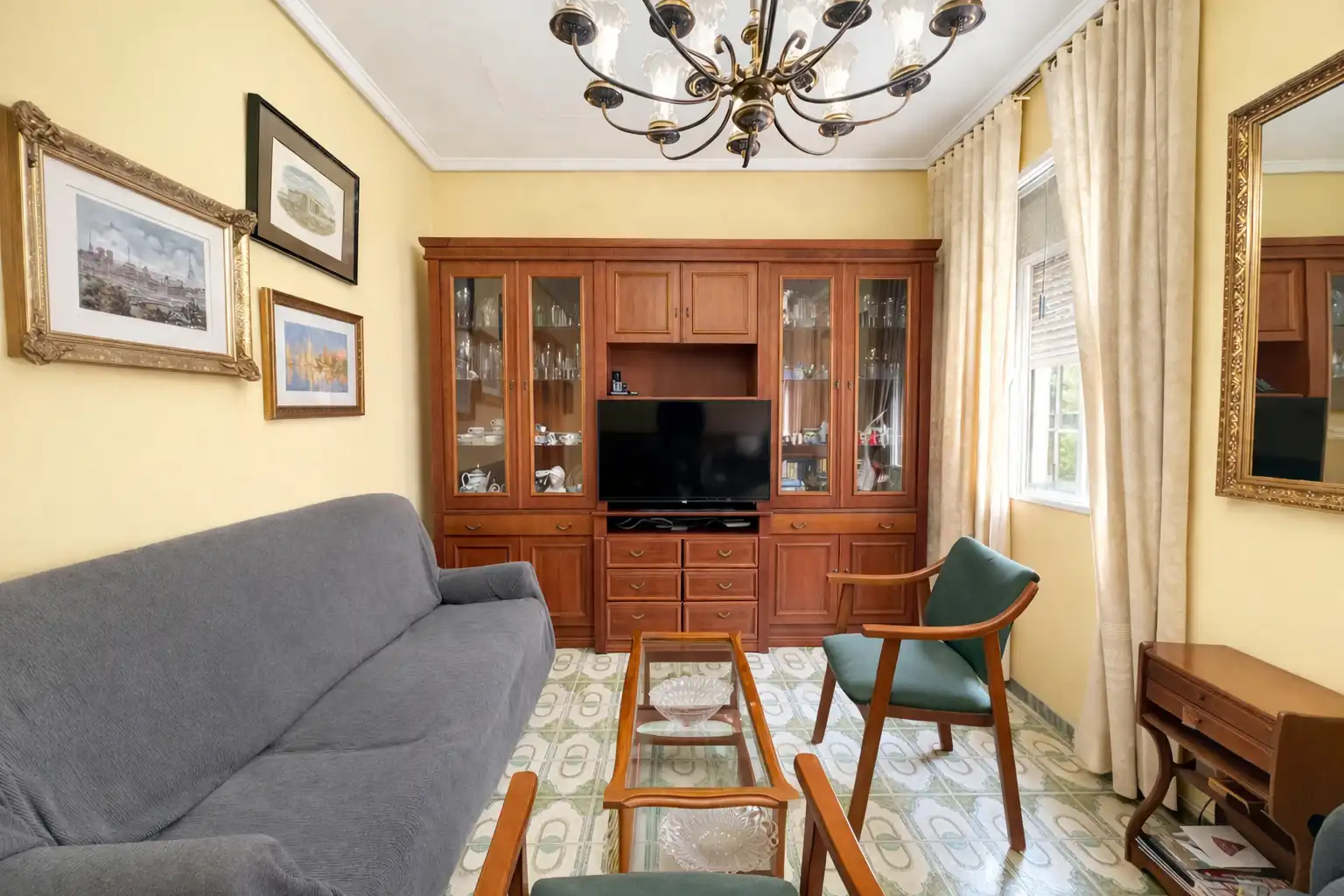 Sala de estar de Piso en venta en  Valencia Capital con Aire acondicionado