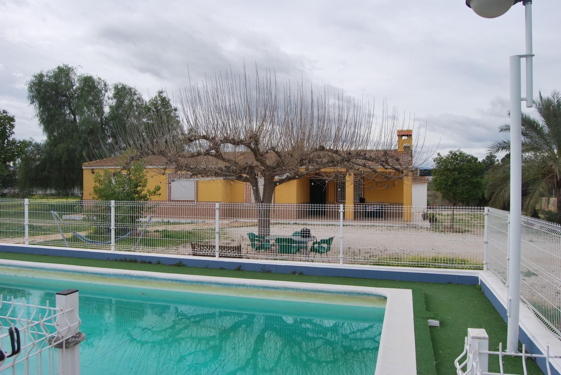 Piscina de Finca rústica en venda en  Murcia Capital amb Aire condicionat, Jardí privat i Terrassa