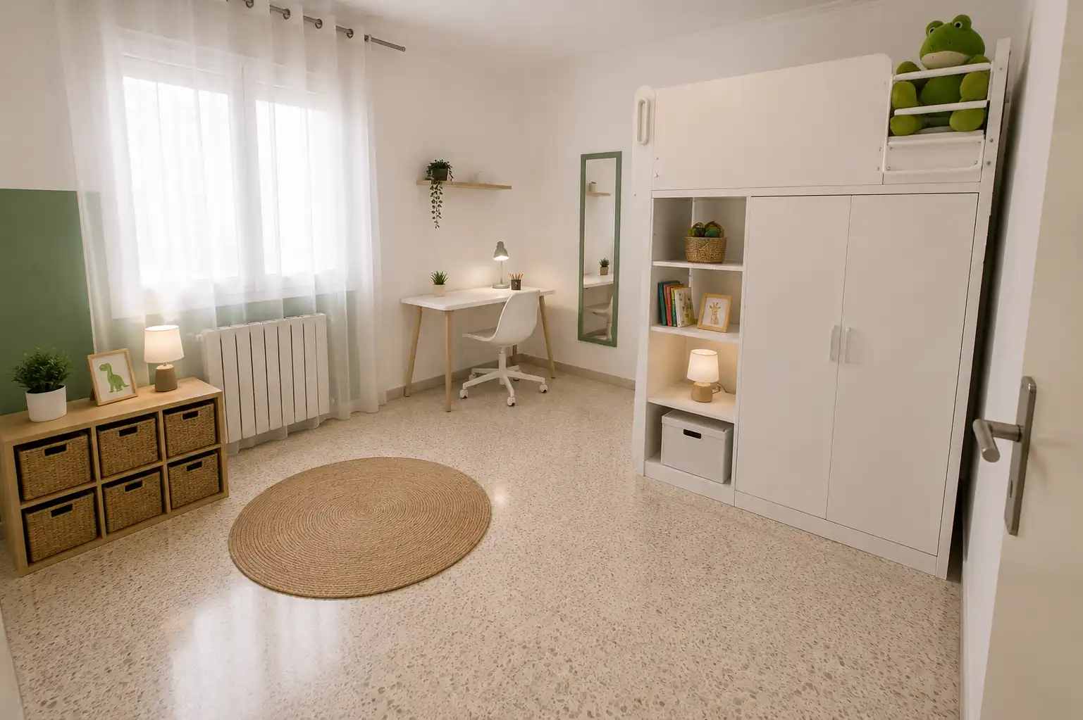 Bedroom of Flat for rent in Terrassa  with Heating, Terrace and Oven