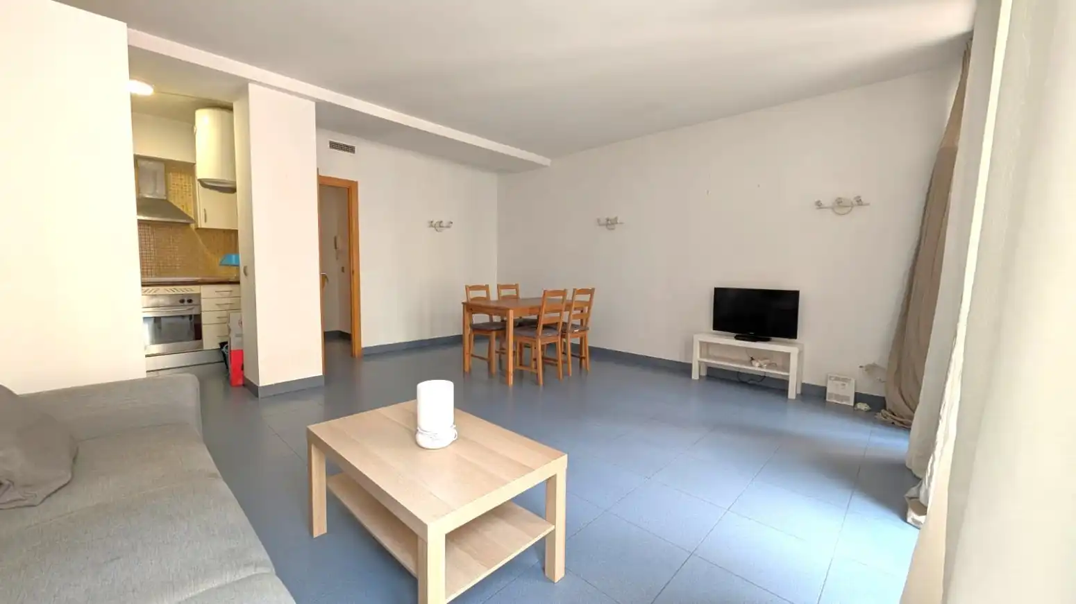 Living room of Flat for rent in Valencia  with Air Conditioner, Heating and Terrace
