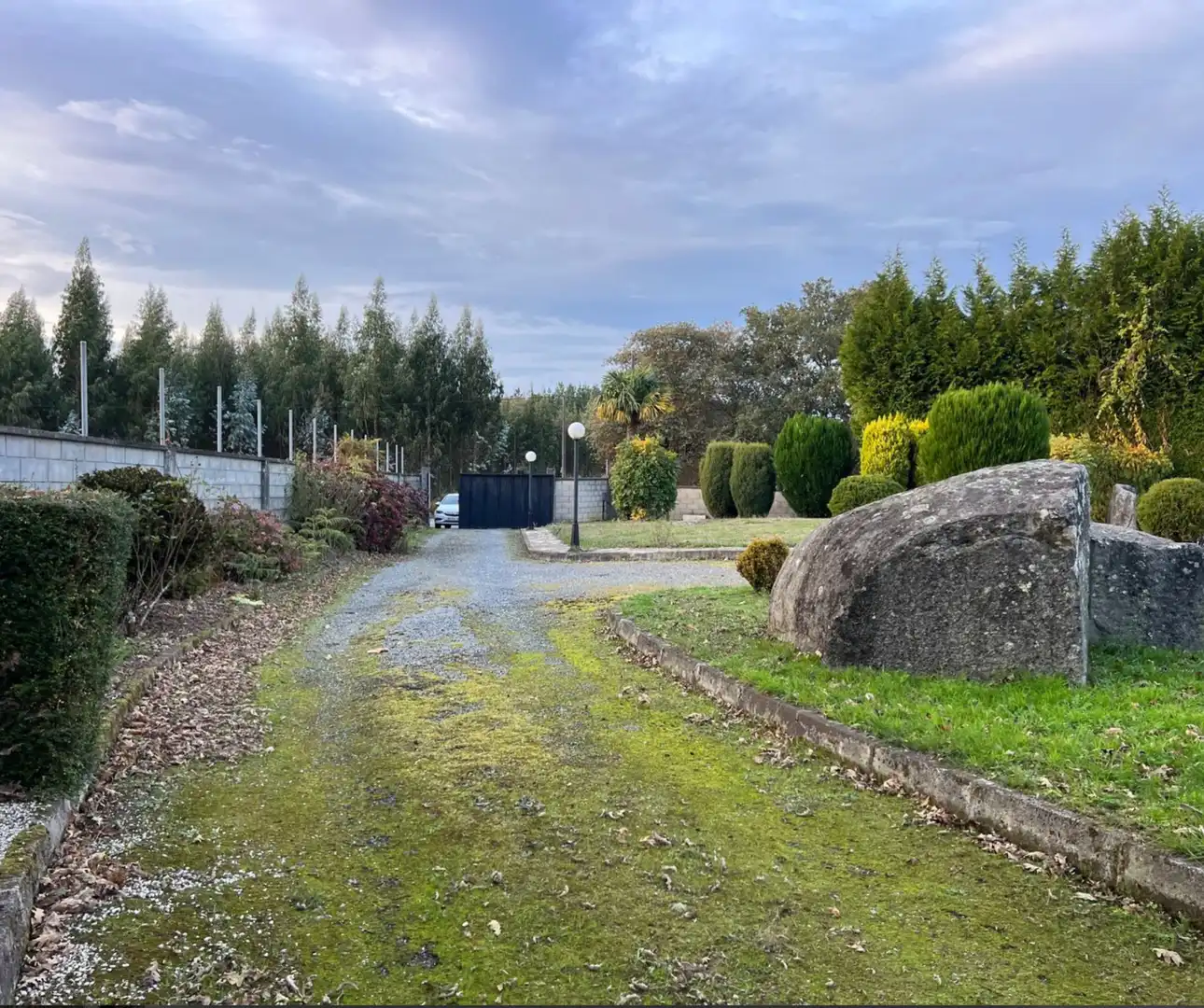 Vista exterior de Casa o xalet en venda en Lugo amb Terrassa