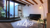 Living room of Attic to rent in  Barcelona Capital  with Air Conditioner, Heating and Parquet flooring