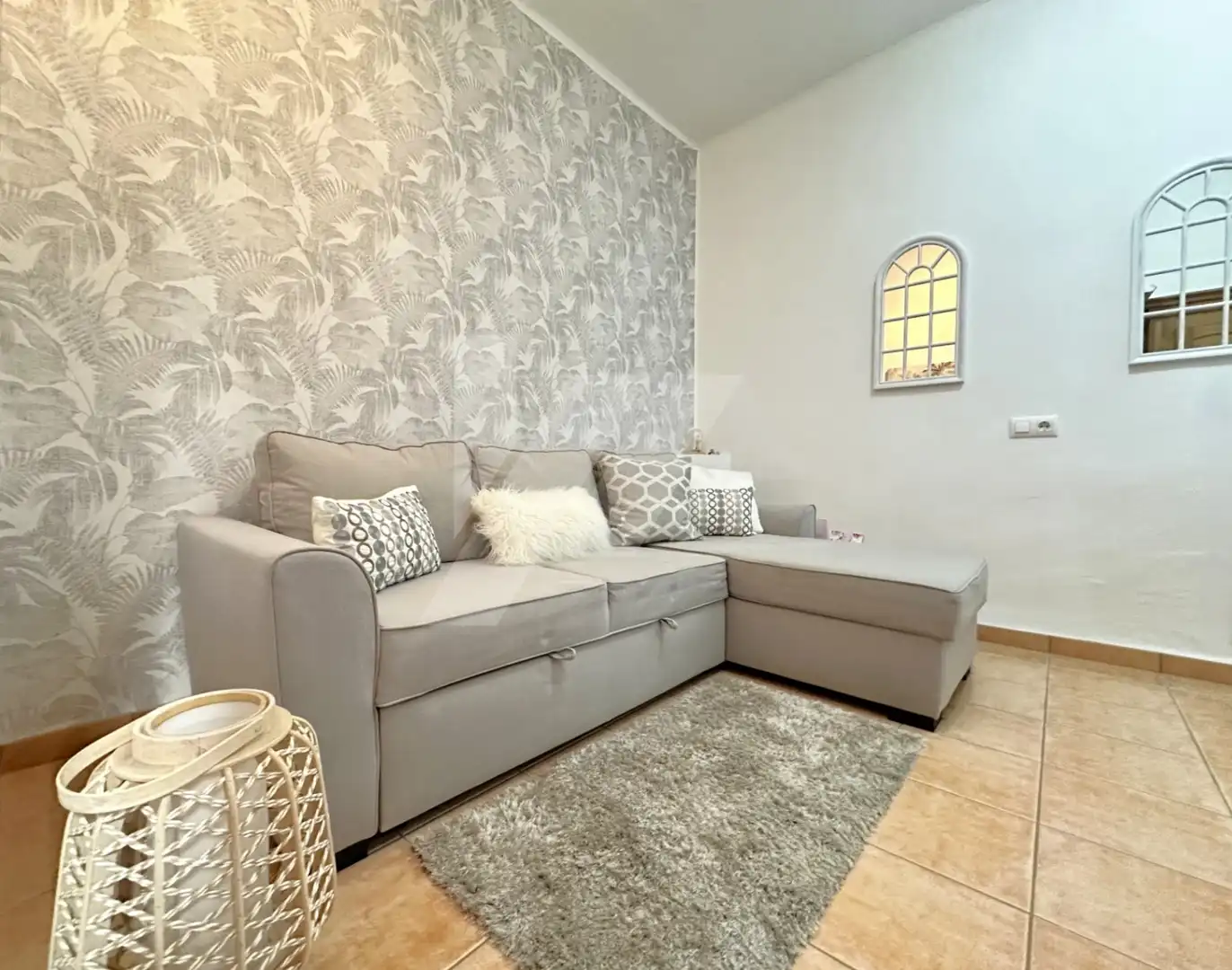 Sala d'estar de Casa adosada en venda en Teulada