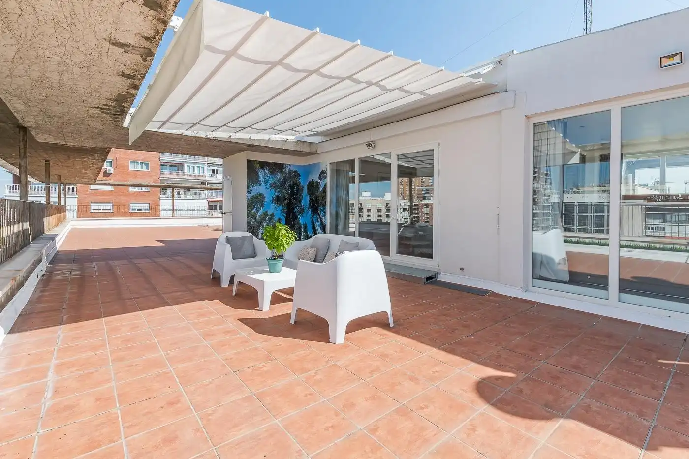 Terraza de Piso de alquiler en Madrid con Aire acondicionado, Calefacción y Terraza