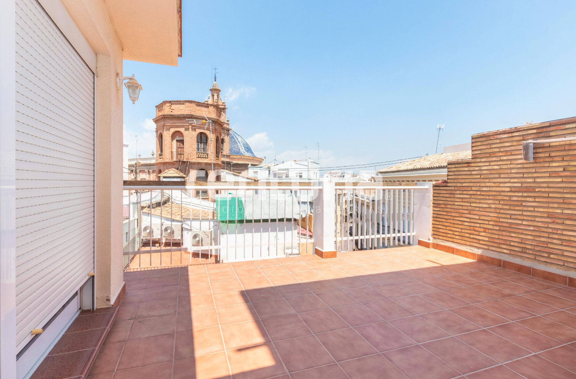 Terrace of Flat to rent in  Valencia Capital  with Air Conditioner and Terrace
