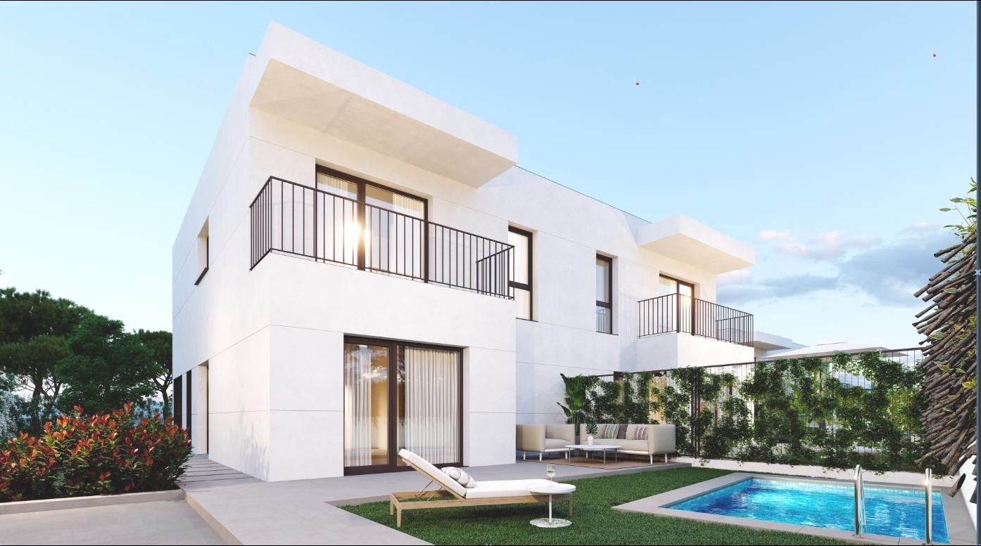 Exterior view of Single-family semi-detached for sale in Calafell  with Air Conditioner, Heating and Swimming Pool