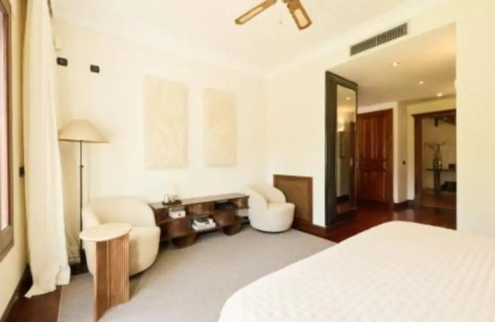 Bedroom of Houses for rent in Marbella  with Air Conditioner, Private garden and Terrace
