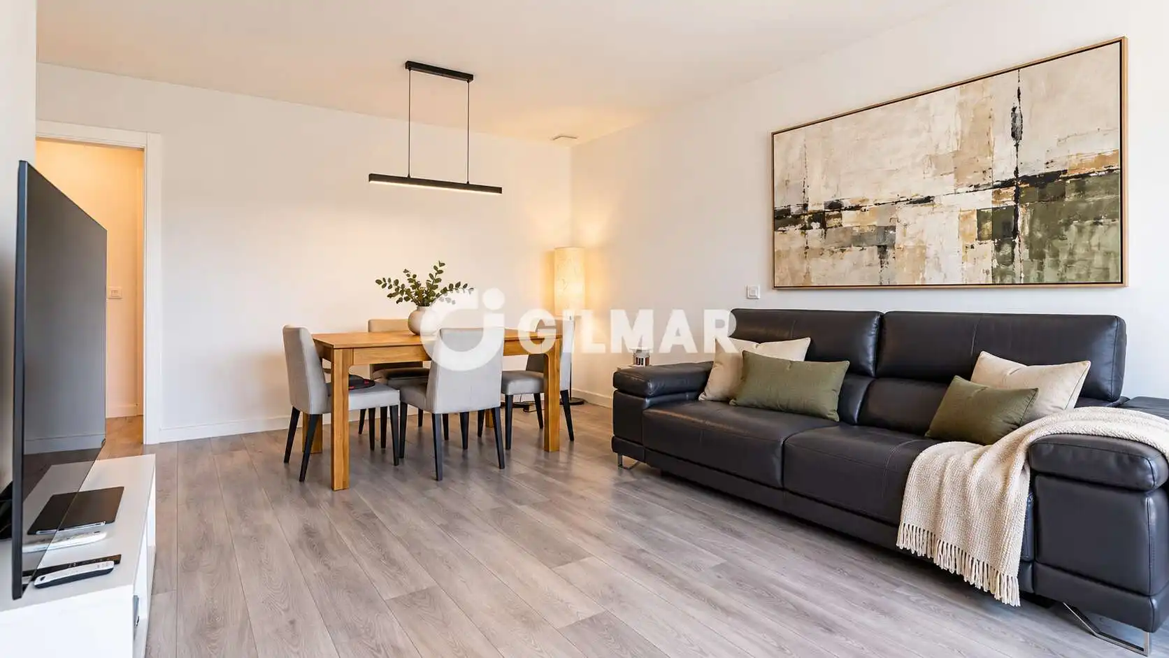 Wohnzimmer von Wohnung zum Verkauf in Las Rozas de Madrid mit Heizung, Privatgarten und Abstellraum