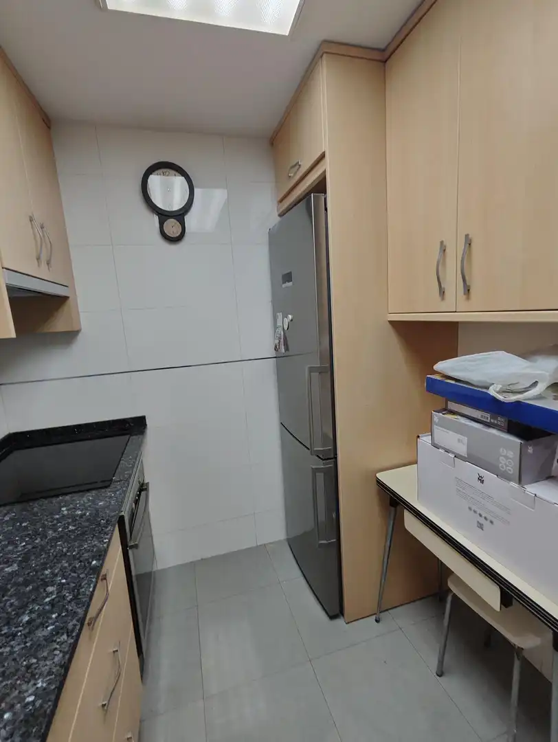 Küche von Wohnung zur Miete in Valencia mit Klimaanlage, Heizung und Möbliert