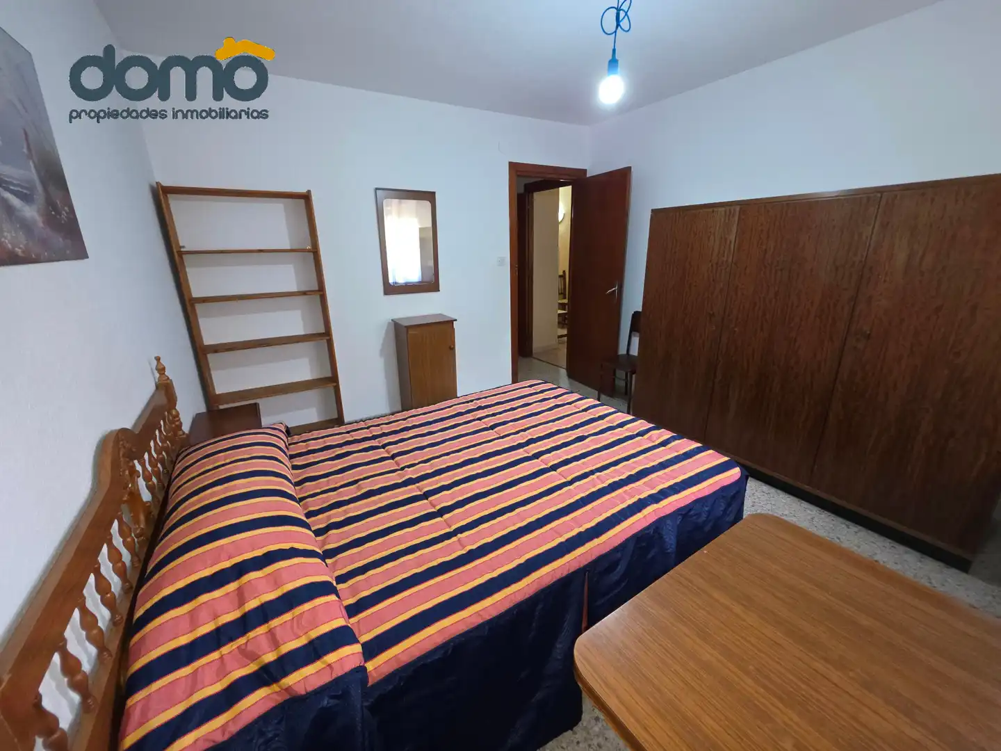 Schlafzimmer von Wohnung zur Miete in Granada mit Heizung, Terrasse und Möbliert