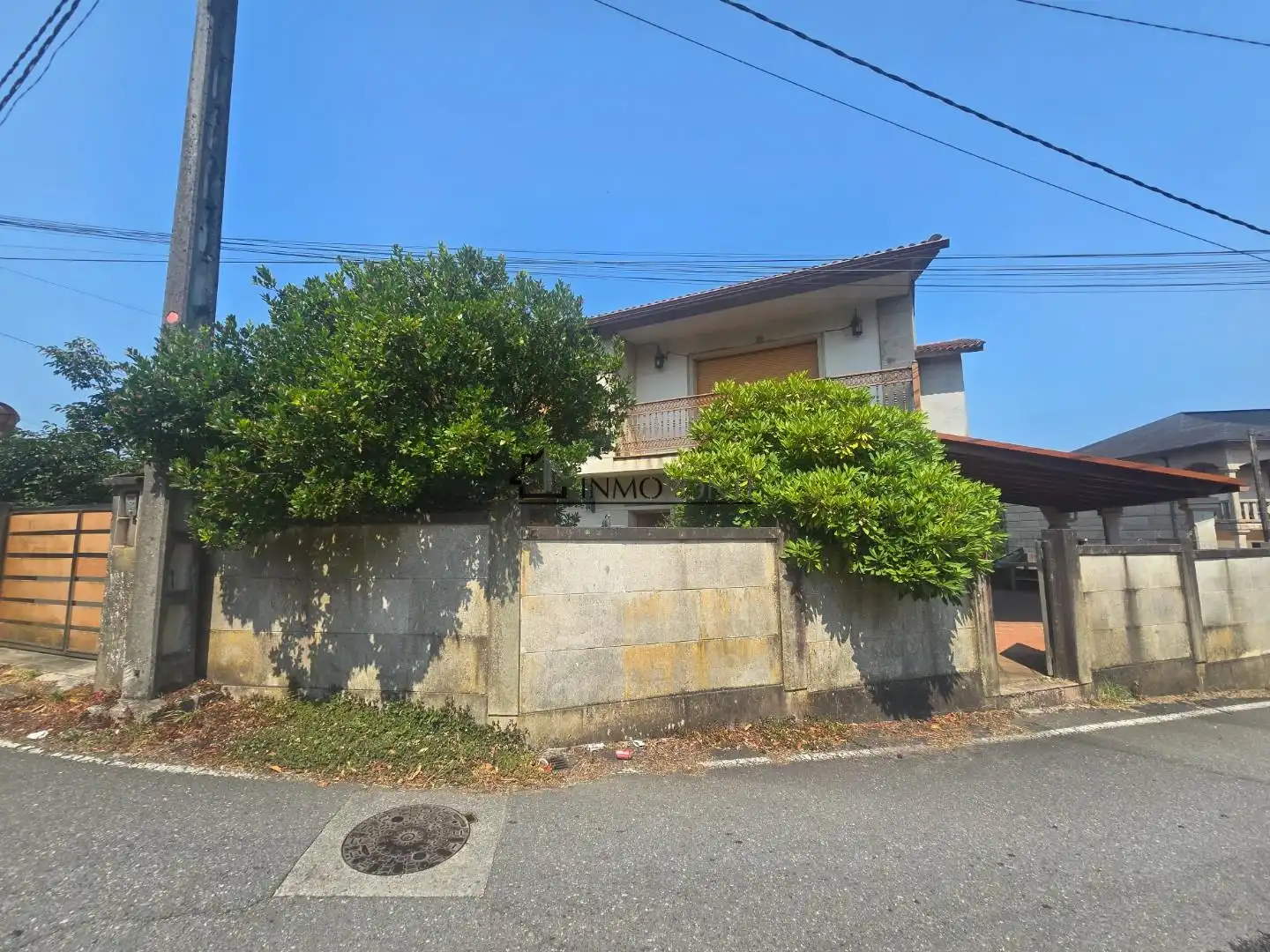 Vista exterior de Casa o xalet en venda en Pontevedra Capital  amb Calefacció, Jardí privat i Terrassa