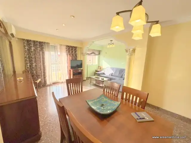 Dining room of Flat for rent in Paterna  with Air Conditioner, Furnished and Balcony