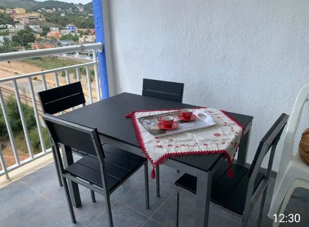 Terraza de Apartamento de alquiler en Oropesa del Mar / Orpesa con Aire acondicionado, Terraza y Amueblado