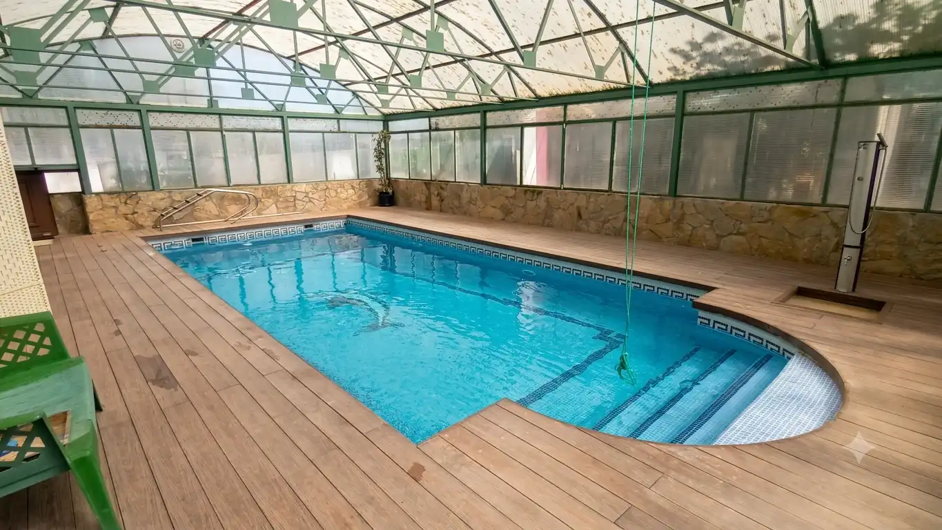 Piscina de Casa o xalet en venda en Maello amb Calefacció, Jardí privat i Piscina